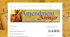 Desktop Screenshot of amendmentavenger.com